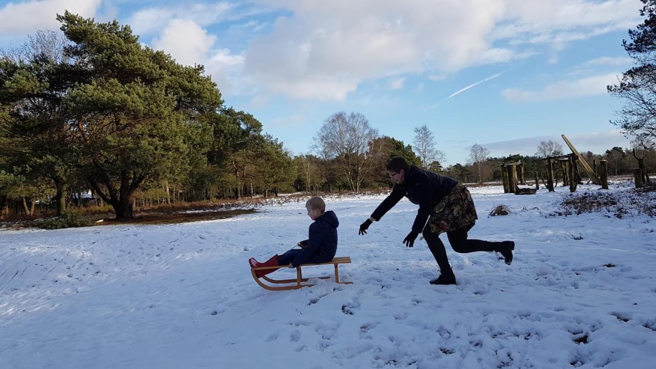 Chalet Op De Veluwe # Berk بوتِنْ المظهر الخارجي الصورة
